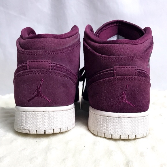 Youth Air Jordan 1 Bordeaux Sail - Picture 5 of 7